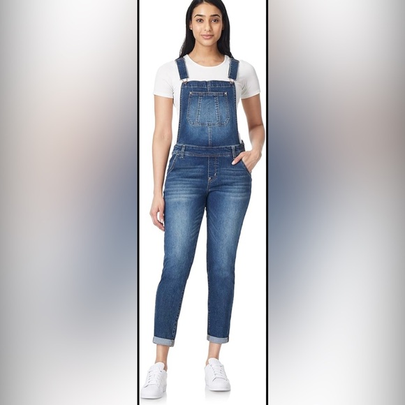 Overalls,”Wallflower”Authentic Denim with Metal Button - Picture 1 of 6
